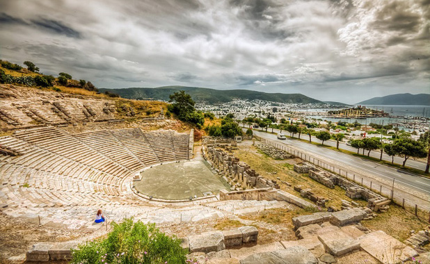 Bodrum’s amphitheater is still used for events and performances today