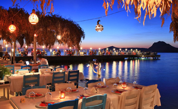 Sample fantastic Aegean cuisine in one of the local waterfront seafood restaurants